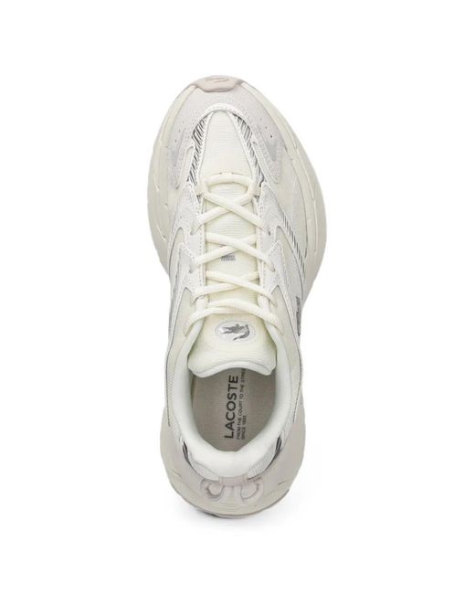 Lacoste White Logo-Detail Sneakers