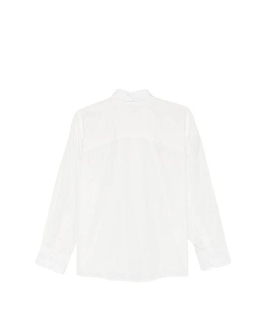 Cordera White Lace-Insert Shirt