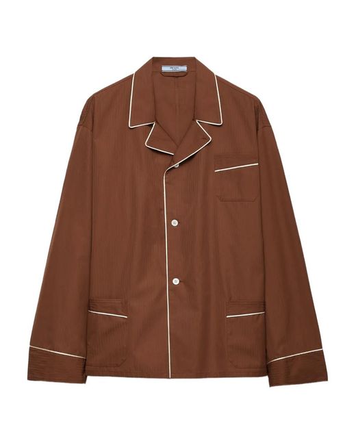 Prada Brown Cotton Shirt