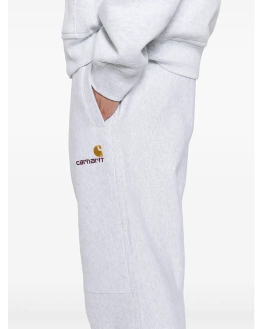 Carhartt White Script Jogging Pants for men