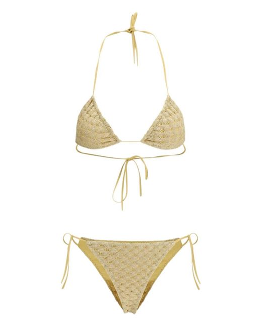 Missoni Metallic Triangle Bikini