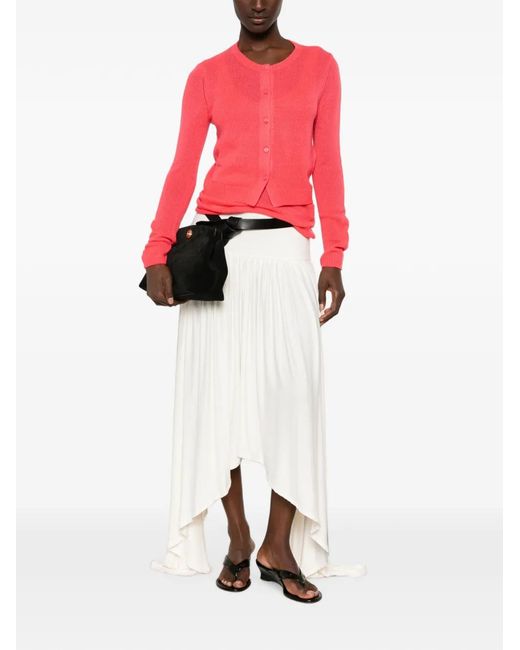 ELY ELY Pink Round-Neck Cardigan