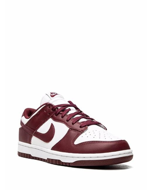 Nike Red Dunk Low "Dark Beetroot" Sneakers