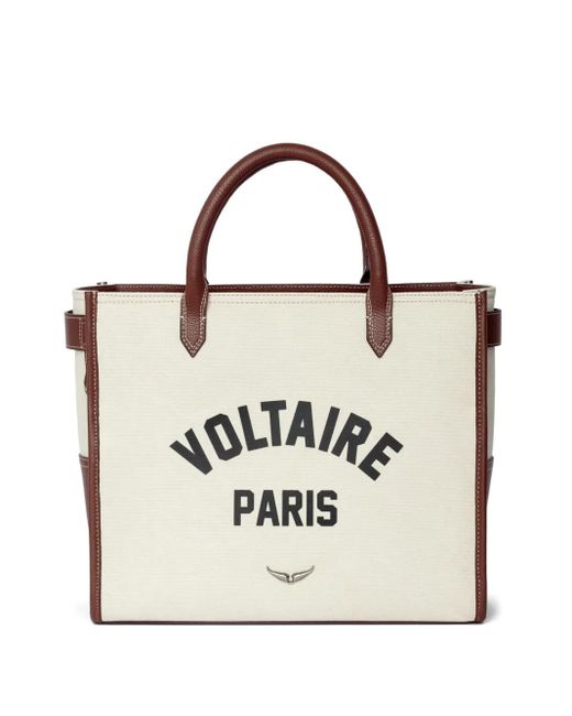 Zadig & Voltaire White Angel Tote Bag