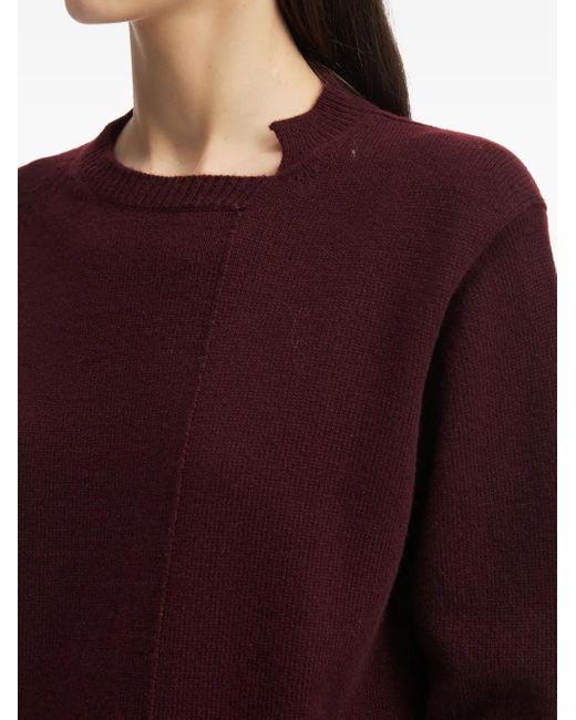 Jersey con dobladillo asimétrico Y's Yohji Yamamoto de color Purple