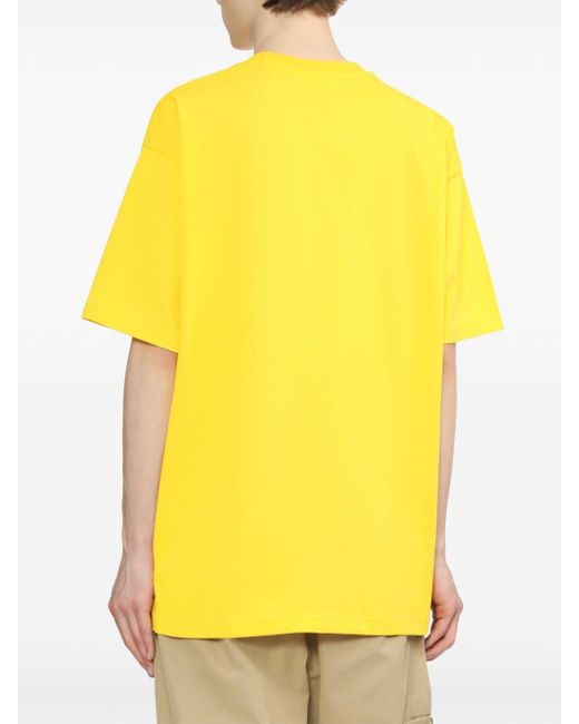 Chocoolate T-shirt Met Grafische Print in het Yellow voor heren