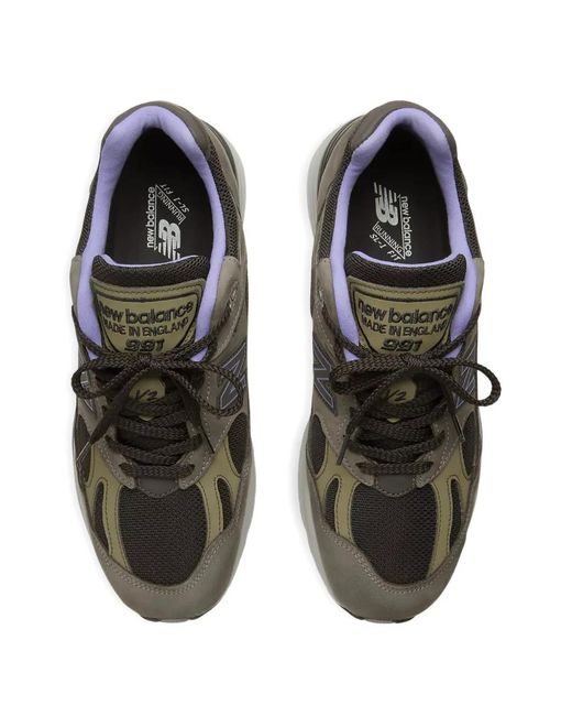 New Balance Gray U991V2 Gp2 Iconic Logo Sneakers