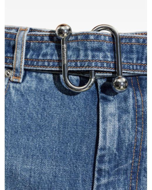 Sportmax Blue Procida Wide-Leg Jeans
