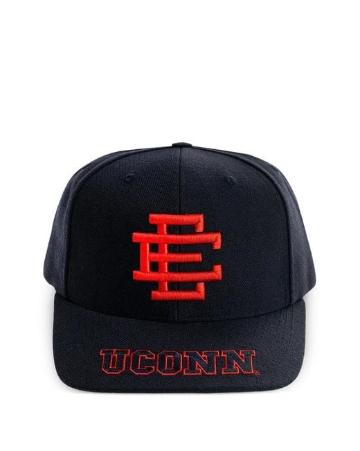 Eric Emanuel Blue Uconn Logo-Embroidered Cap for men