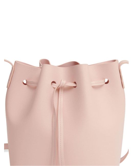 Mansur Gavriel Pink Mini-Tasche aus Leder