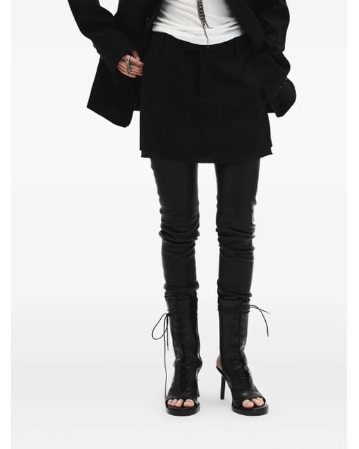 Ann Demeulemeester Tepu Mini Skirt Black