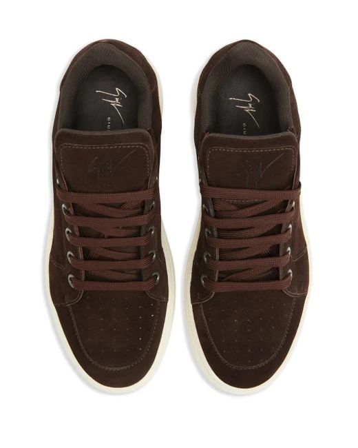 Giuseppe Zanotti Gz94 Sneakers Mit Schnürung in Brown für Herren