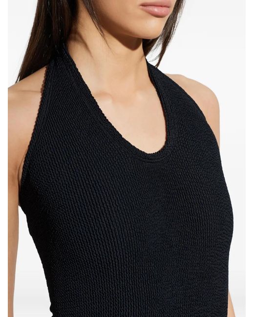 Hunza G Nancy Dress In Black Lyst UK