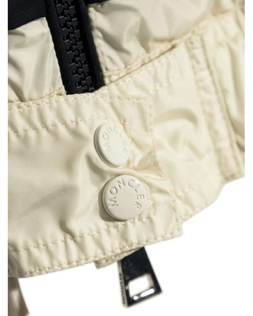 Moncler Black Janze Hooded Twill Short Down Jacket