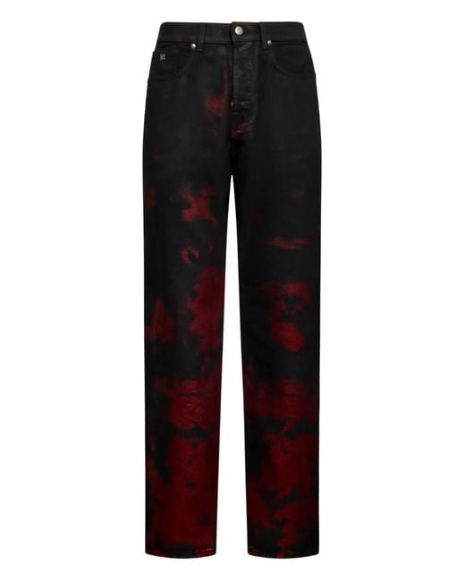 Vaqueros Con Efecto De Espray John Richmond de hombre de color Black