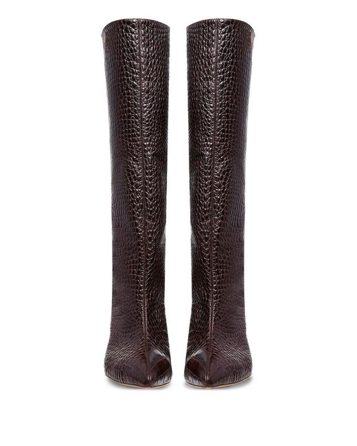 Ginissima Brown 80Mm Llona Knee-High Boots