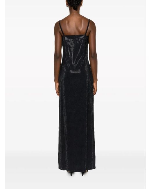 Blugirl Blumarine Black Square-Neck Sleeveless Dress