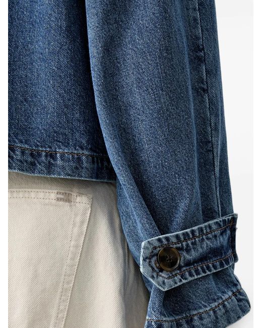 Marc O' Polo Blue Double-Breasted Jacket