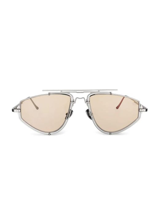 Vysen Eyewear Natural Caden Geometric-Frame Sunglasses