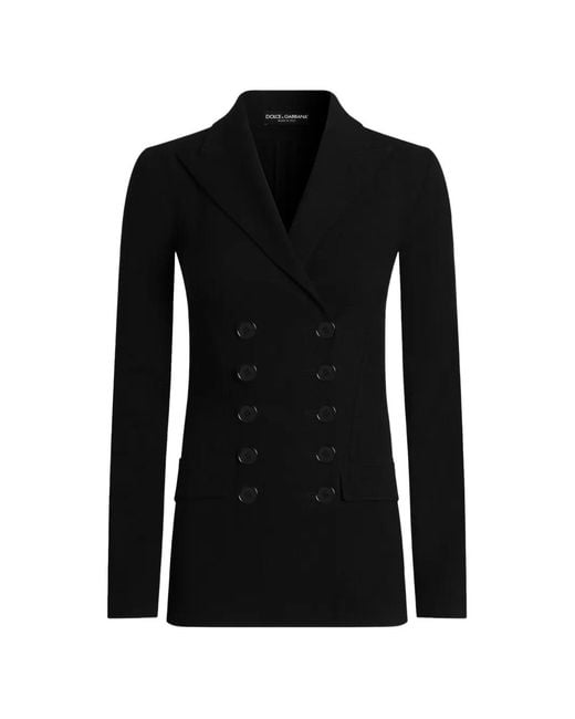 Dolce & Gabbana Black Double-Breasted Jacket