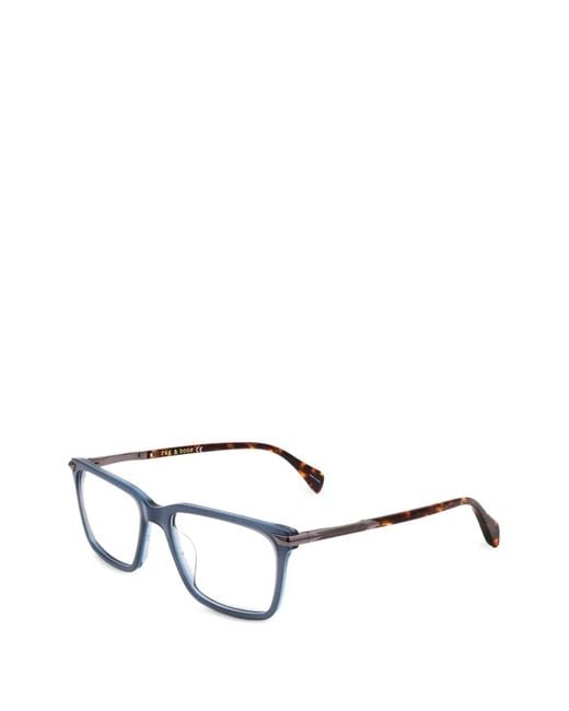 Rag & Bone Brille Mit Eckigem Gestell in White für Herren