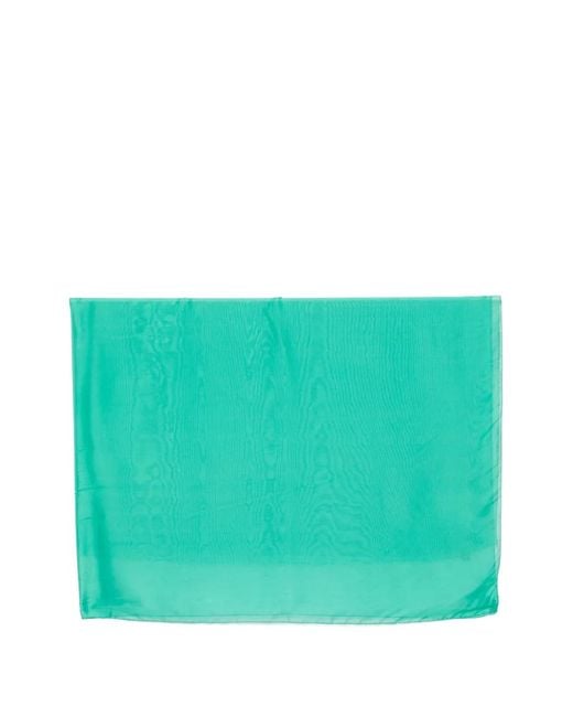 Lady Anne Green Sheer-Finish Scarf