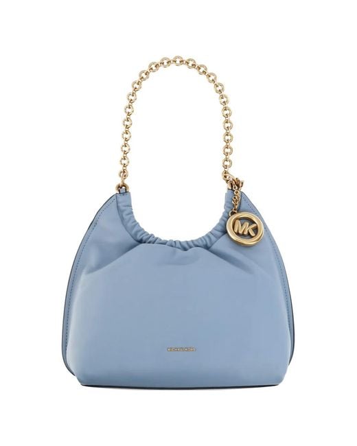 MICHAEL Michael Kors Blue Medium Indie Chain Shoulder Bag