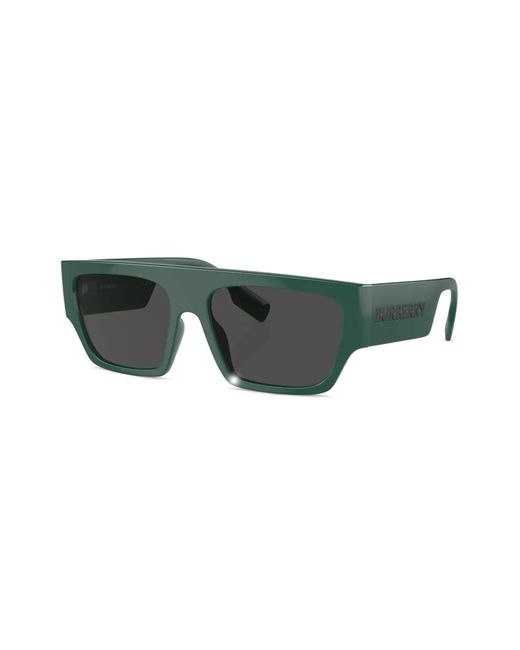 Burberry Green Micah Square-Frame Sunglasses
