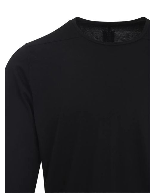 Rick Owens Blue Drape-Detail Sweatshirt for men