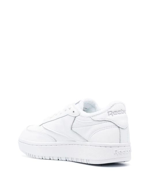 Reebok White Low-Top Leather Trainers