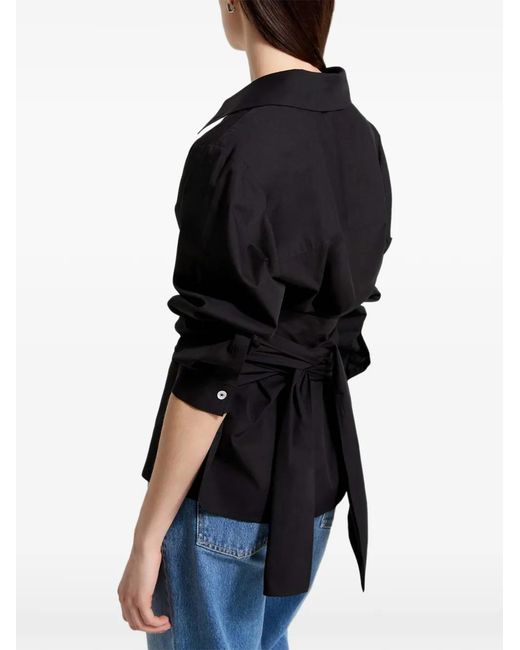 MARCELLA Black Ellory Cotton Shirt