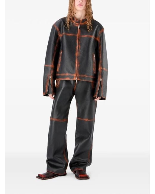 CAMPERLAB Black Smooth Leather Jacket