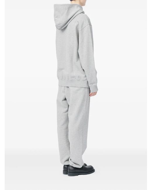MM6 by Maison Margiela レディース グレー フーデッド ジャケット 