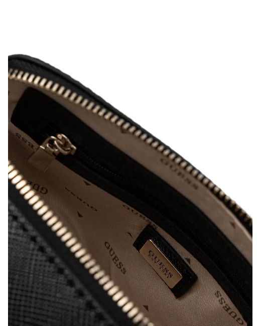 Guess Black Chain Strap Cross Body Bag