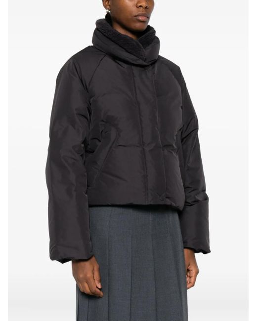 Low Classic Black High-Neck Puffer Jacket