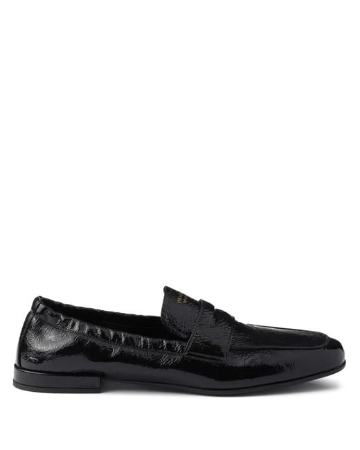 Prada Black Shuffle Loafer Mit Logo