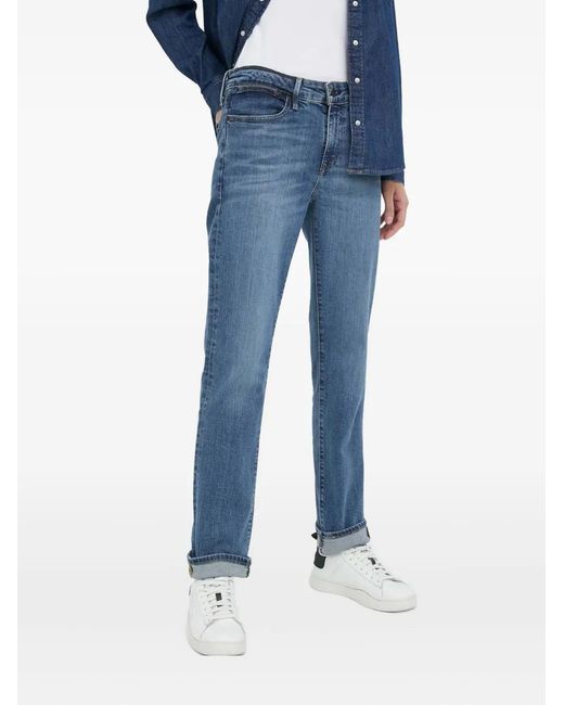 Levi's Blue 712 Five-Pocket Jeans