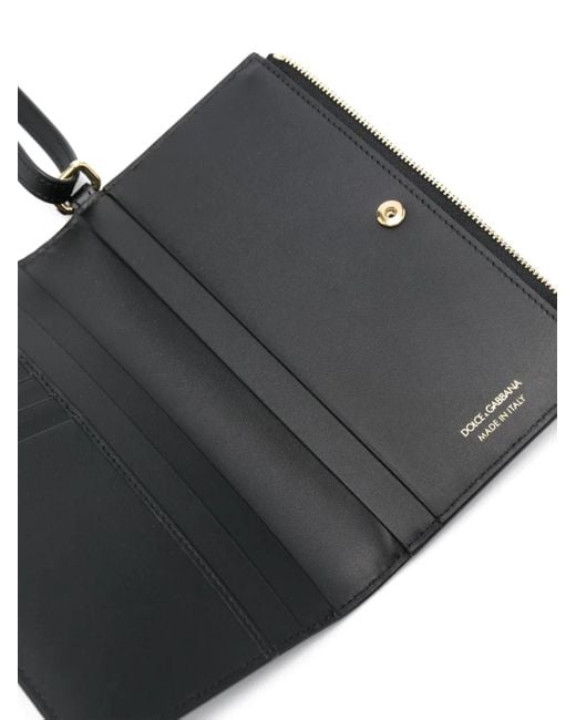 Dolce & Gabbana Black Clutch Mit Logo