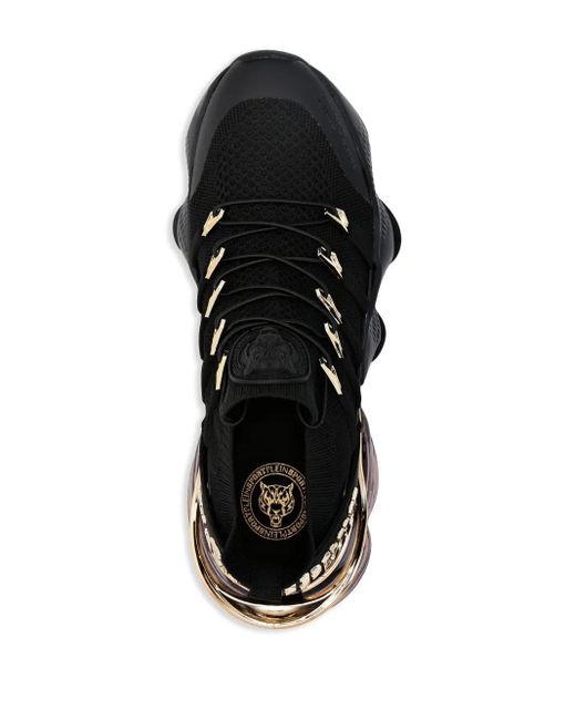 Philipp Plein Black Tiger Attack Gen X 04 Sneakers