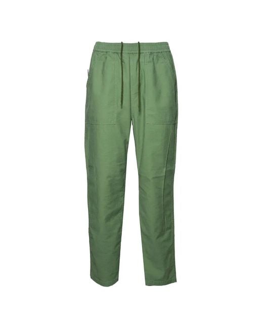 Spiewak Green Easy Baker Drawstring-Waistband Patch-Pocket Trousers for men