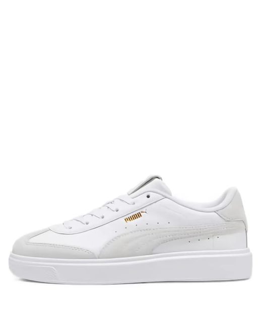 PUMA White Lajla T-Toe Panelled Low-Top Sneakers