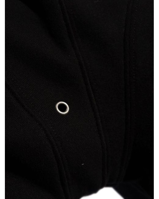 Chemise en coton à manches longues Saint Laurent en coloris Black