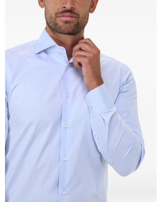 Borriello Button-Up Overhemd in het White voor heren