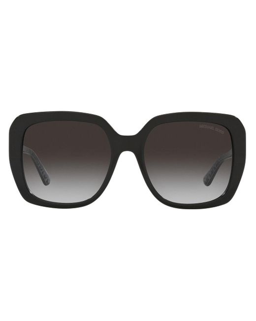 Michael Kors Black Manhattan Square-frame Sunglasses
