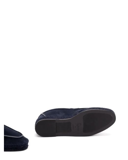 Castaner Blue Leather Espadrilles for men