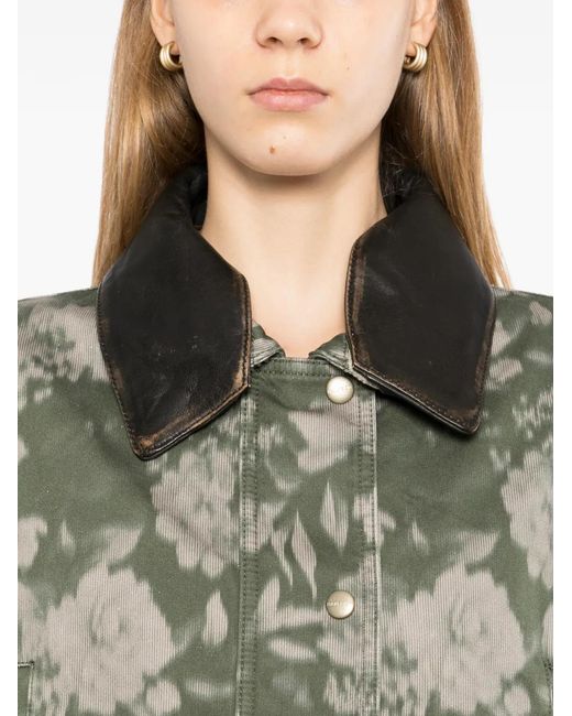 Halfboy Green Floral Parka