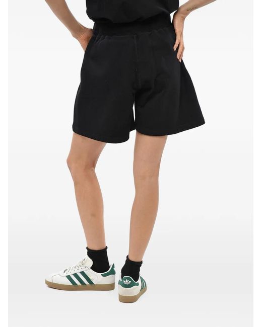 DSquared² Black Icon Sunset Logo-Print Shorts