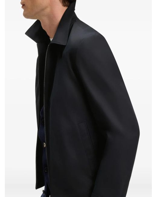 X David Beckham Giacca Con Zip E Colletto Classico di Boss in Blue da Uomo