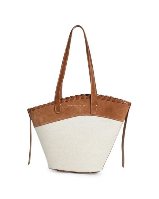 Roberto Festa White Cindy Shoulder Bag