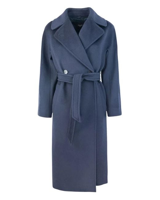 Weekend by Maxmara Wollen Jas in het Blue